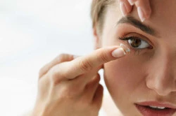Lentille de contact  Ecouflant